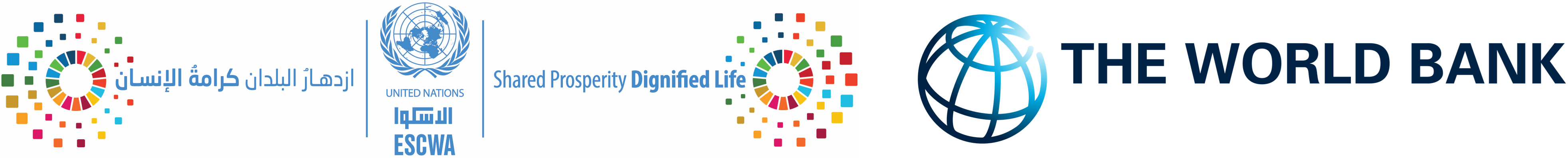 Logos of ESCWA and World Bank