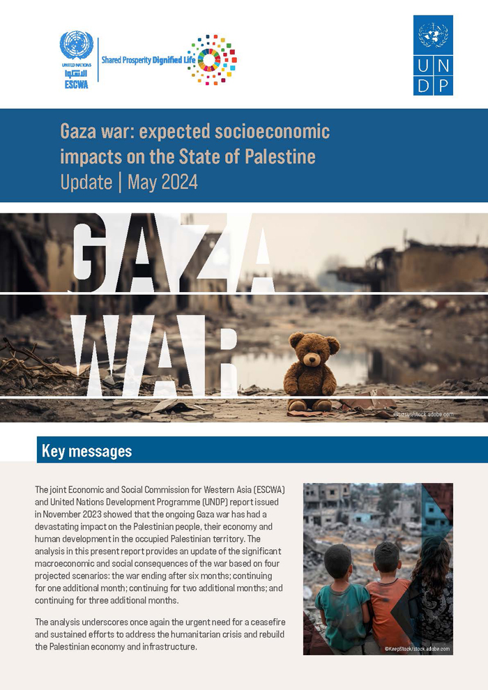 Gaza war: expected socioeconomic impacts on the State of Palestine